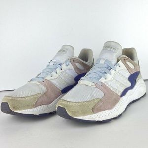 Adidas Crazy Chaos EF1049 Cloudfoam Running Shoes Size 8 White Pink Purple